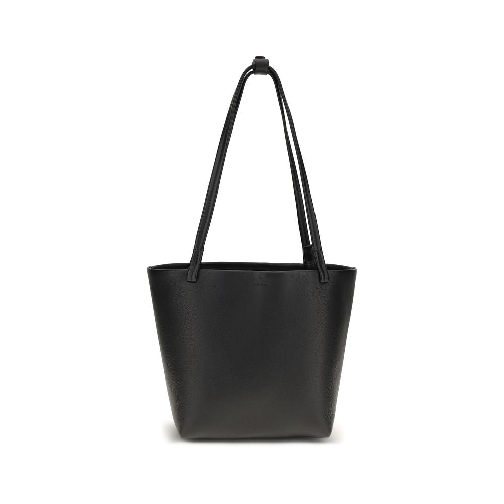 The Row Black Leather Shoulder Bag