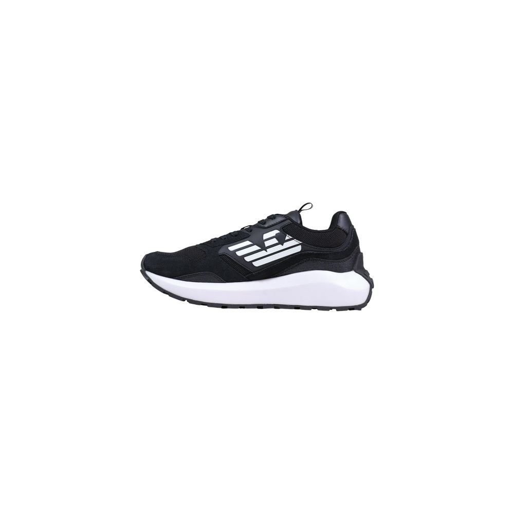 EA7 Emporio Armani Black And White Athletic Sneakers