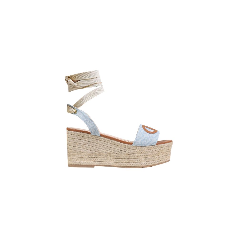 Liu Jo Light Blue Wedge Sandals