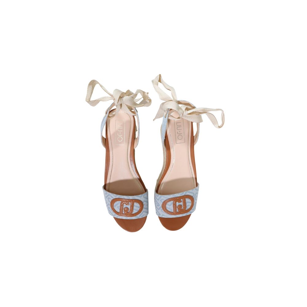 Liu Jo Light Blue Wedge Sandals