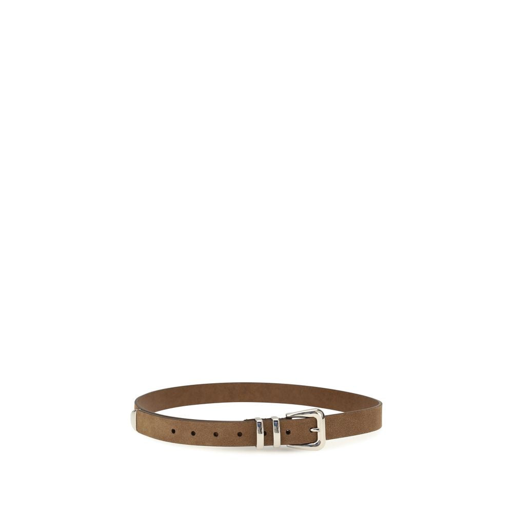 Brunello Cucinelli Brown Leather Regular Belt