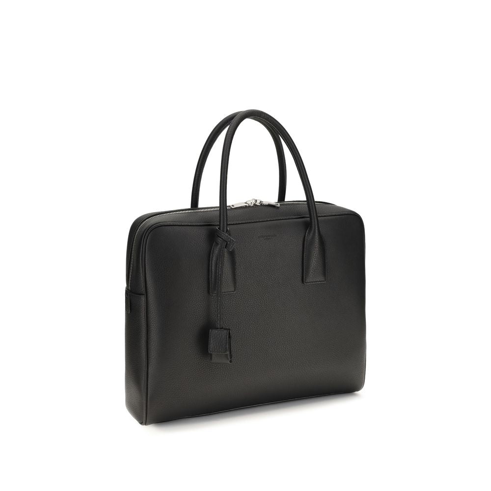 Saint Laurent Black Leather Handbag
