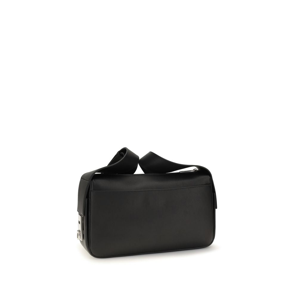 Ferragamo Black Leather Shoulder Bag