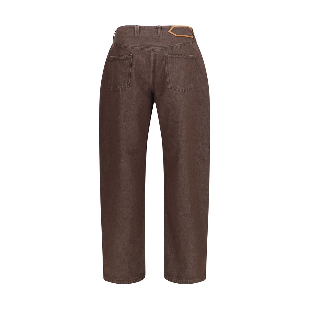 Jacquemus Brown Straight-Leg Jeans