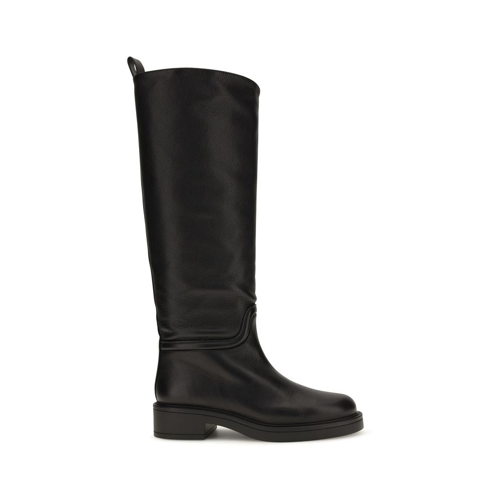 Stuart Weitzman Black Flat Boots