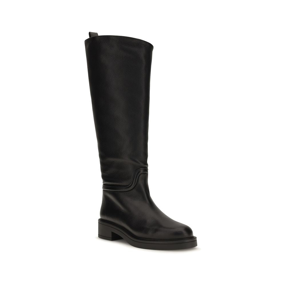 Stuart Weitzman Black Flat Boots