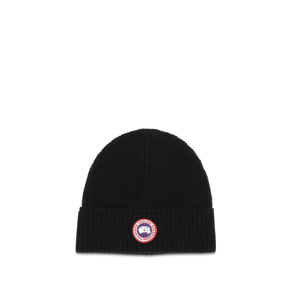 Canada Goose Black Wool Beanie