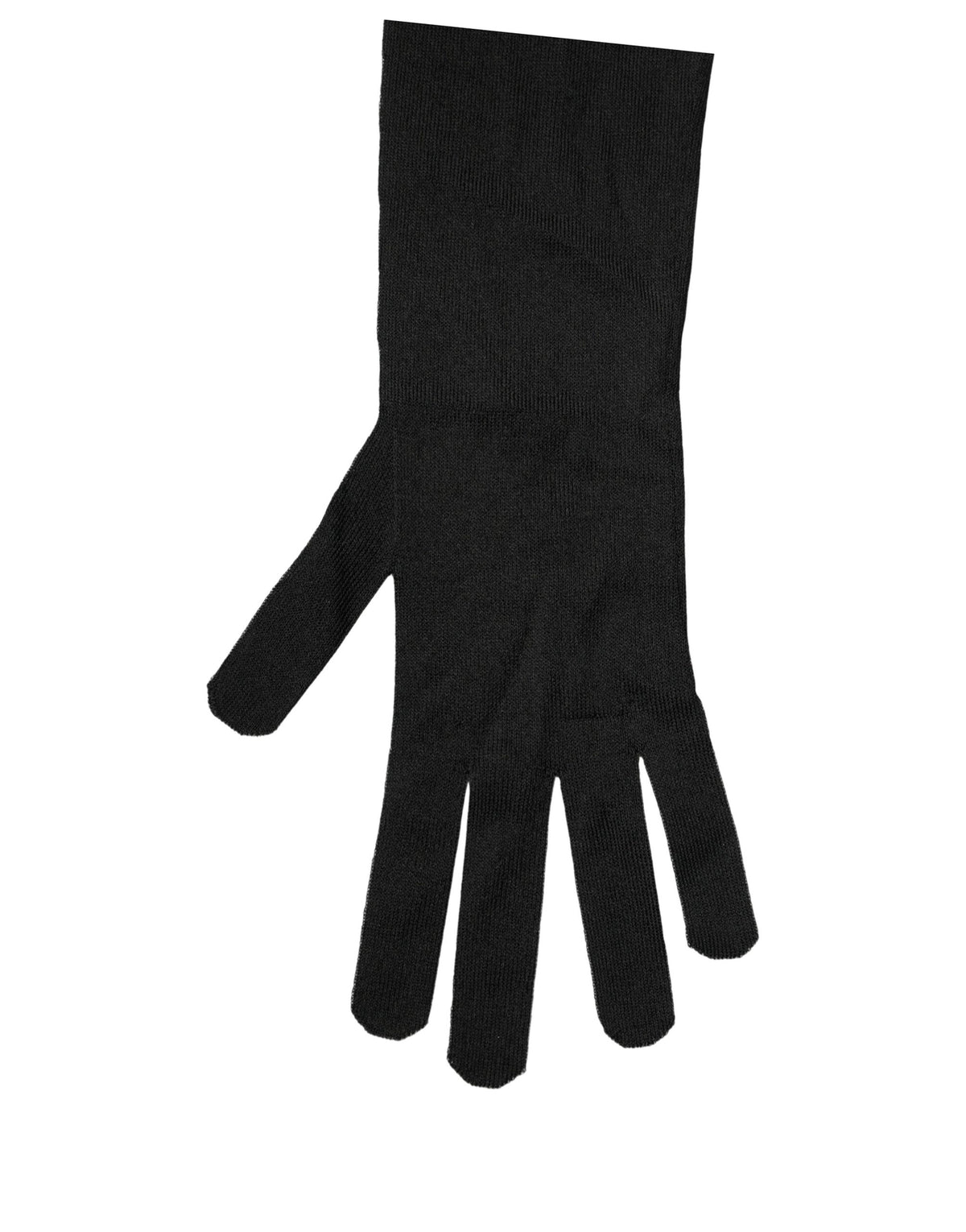 Dolce & Gabbana Black Long Elbow Length Gloves