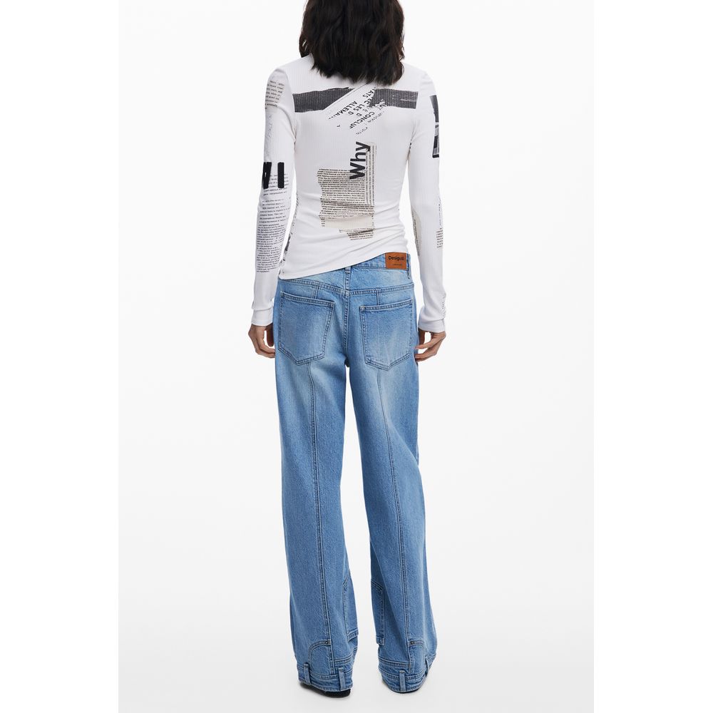 Desigual White Women T-Shirt