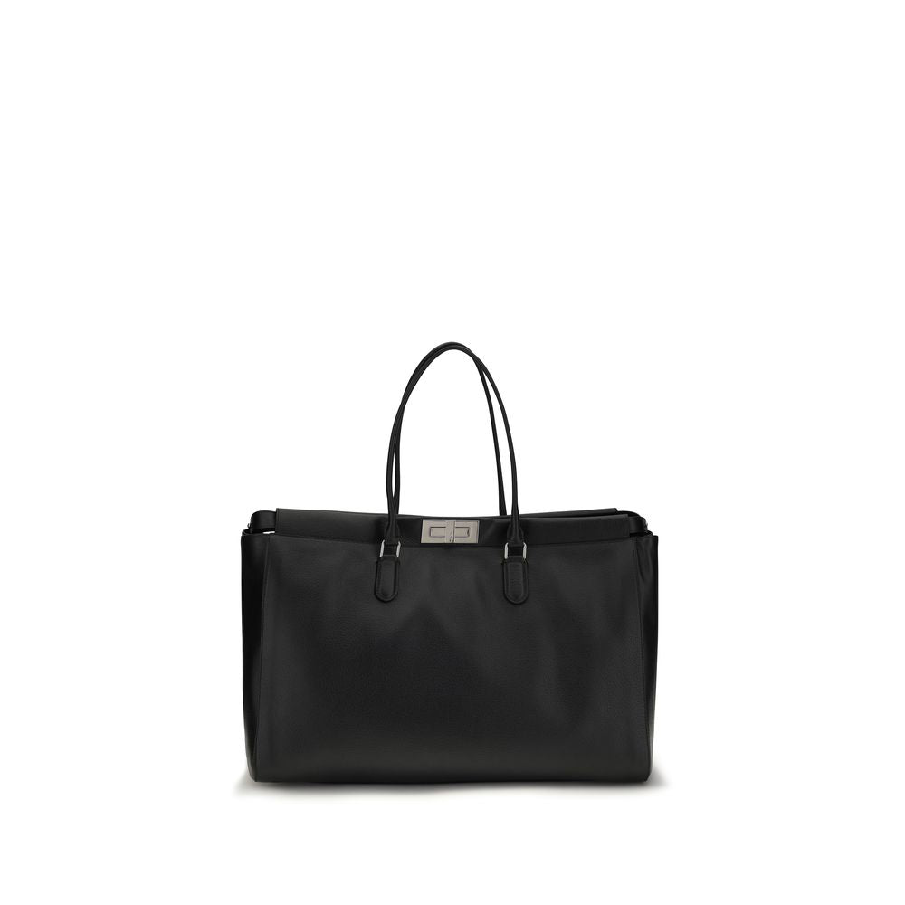 Fendi Black Leather Handbag