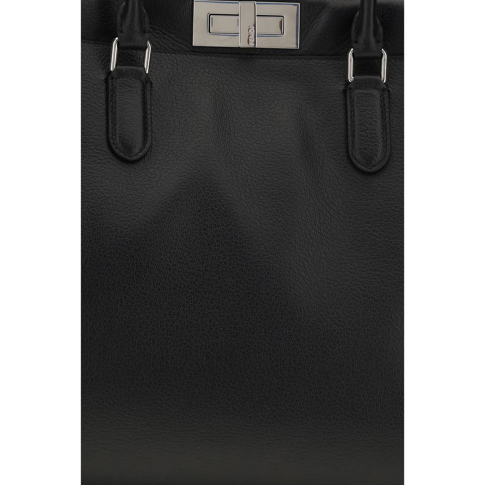 Fendi Black Leather Handbag