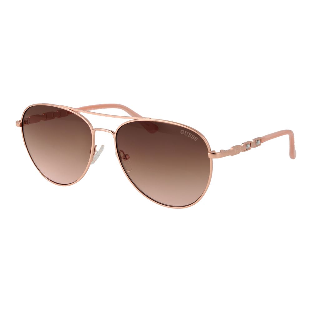 Guess Rose Gold Metal Sunglasses