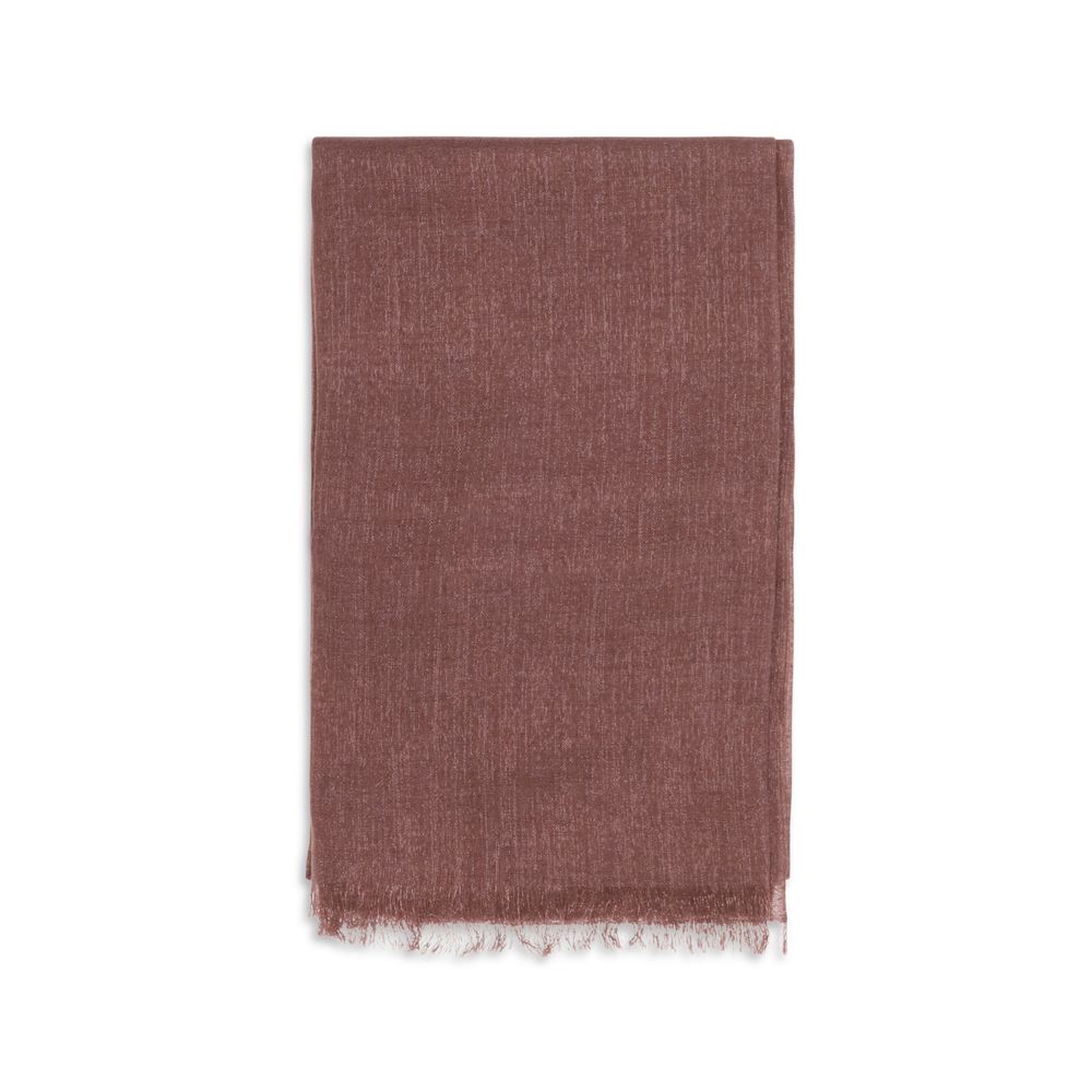 Brunello Cucinelli Burgundy Cashmere Foulard