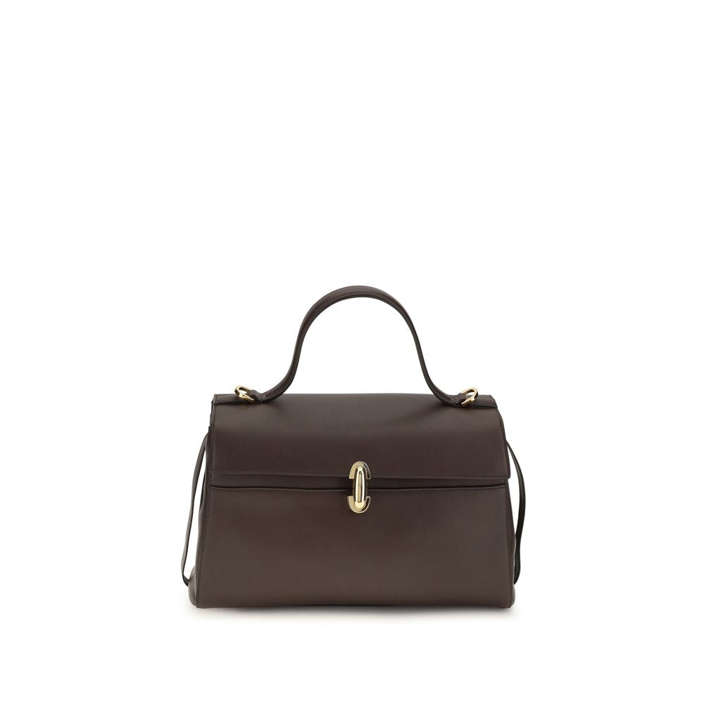 Savette Brown Leather Handbag