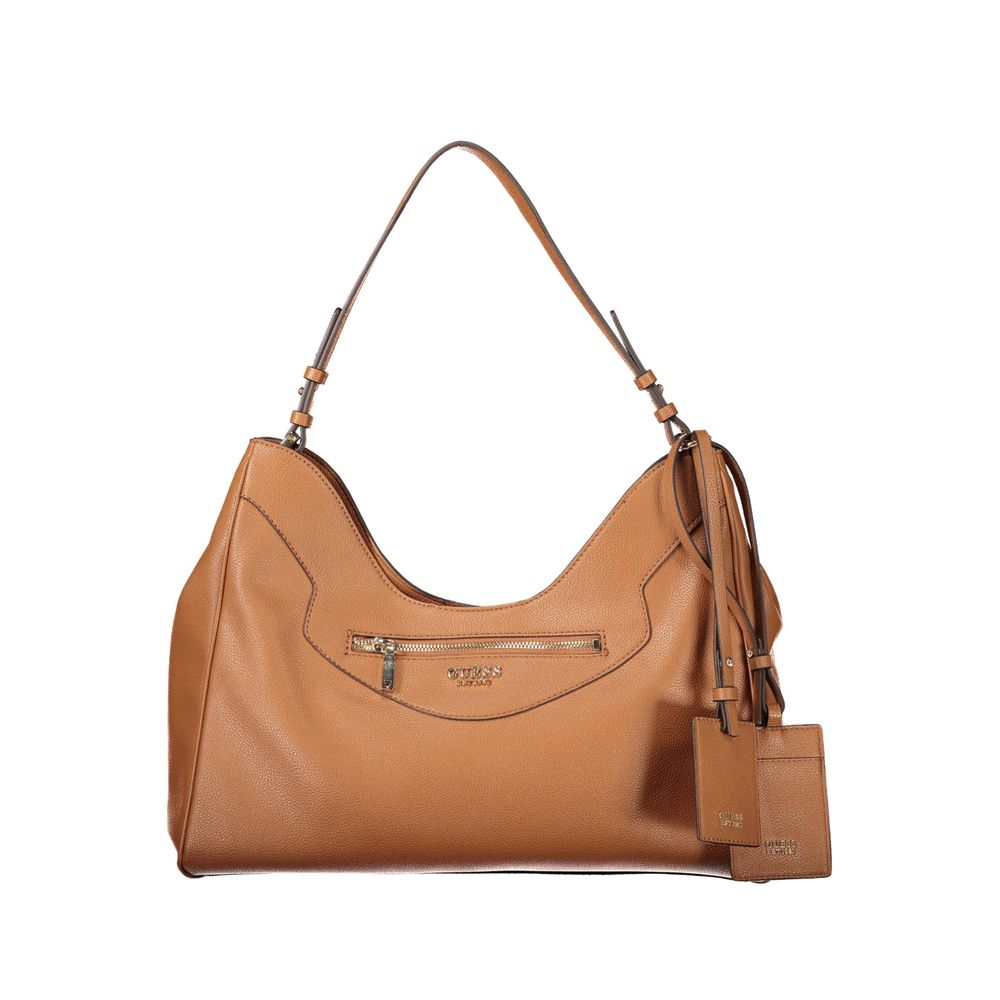 Guess Jeans Brown Polyethylene Handbag