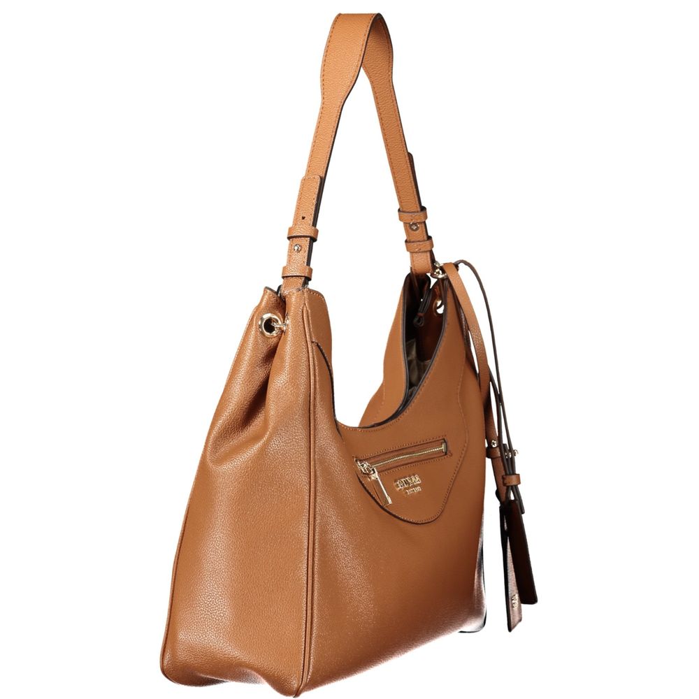 Guess Jeans Brown Polyethylene Handbag