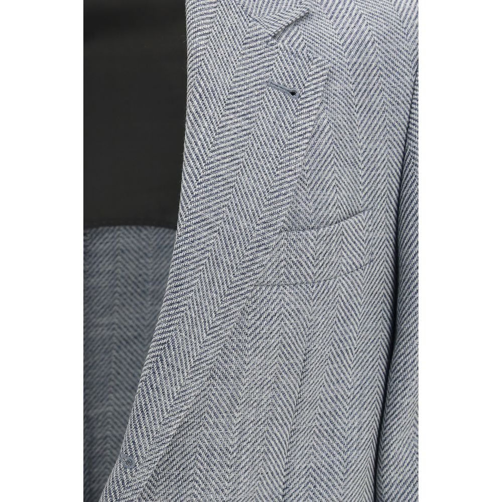 Brunello Cucinelli Gray Wool Blazer