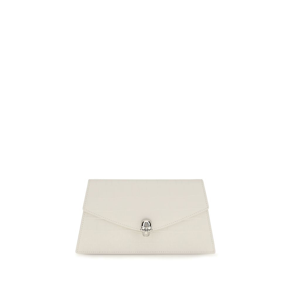 Alexander McQueen White Leather Shoulder Bag