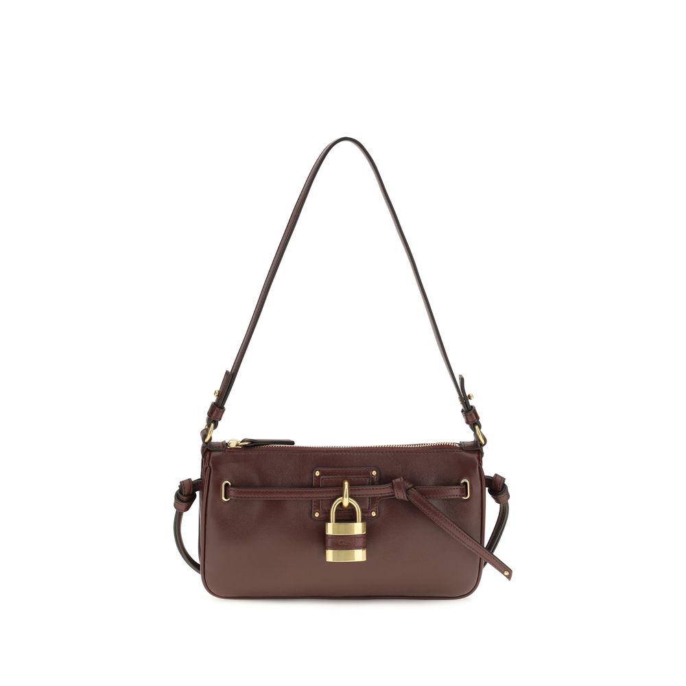 Chloé Bordeaux Leather Shoulder Bag