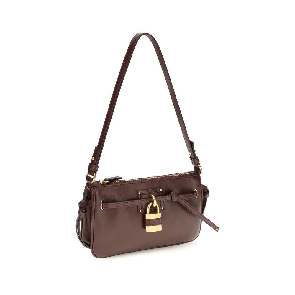 Chloé Bordeaux Leather Shoulder Bag