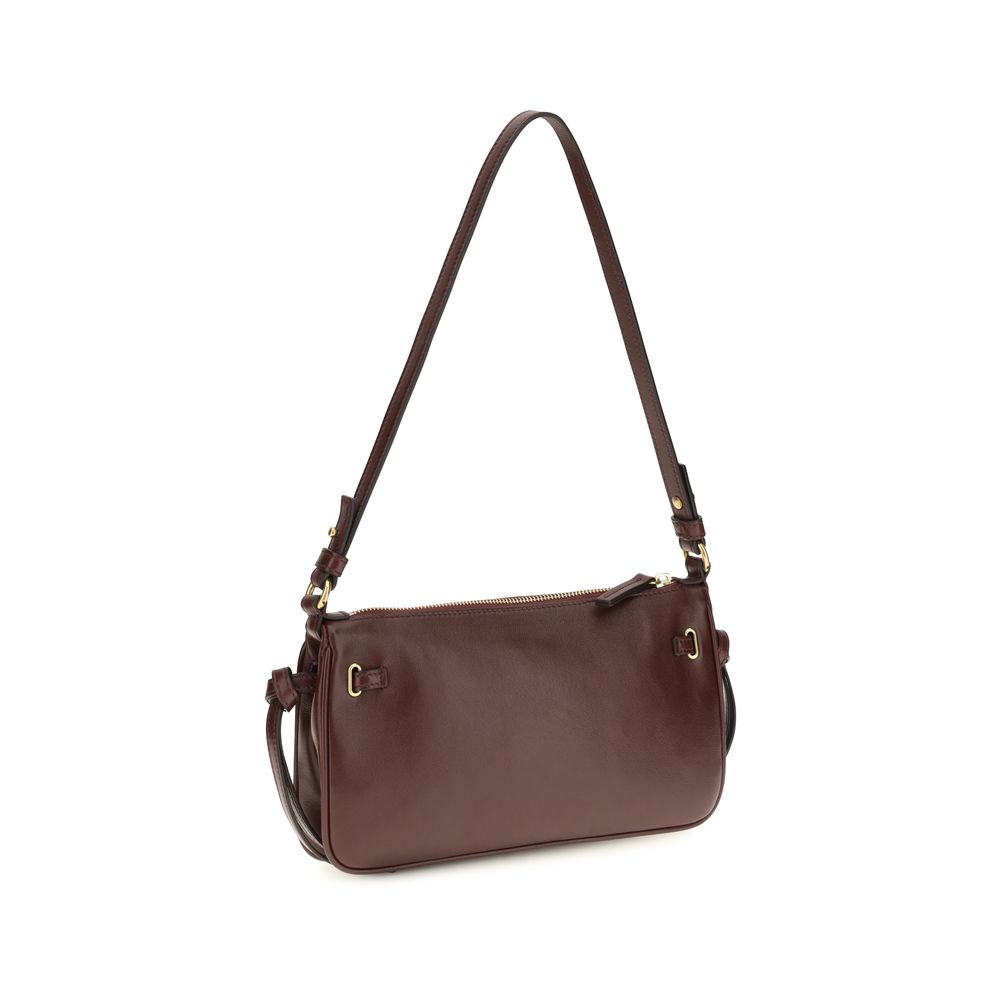Chloé Bordeaux Leather Shoulder Bag