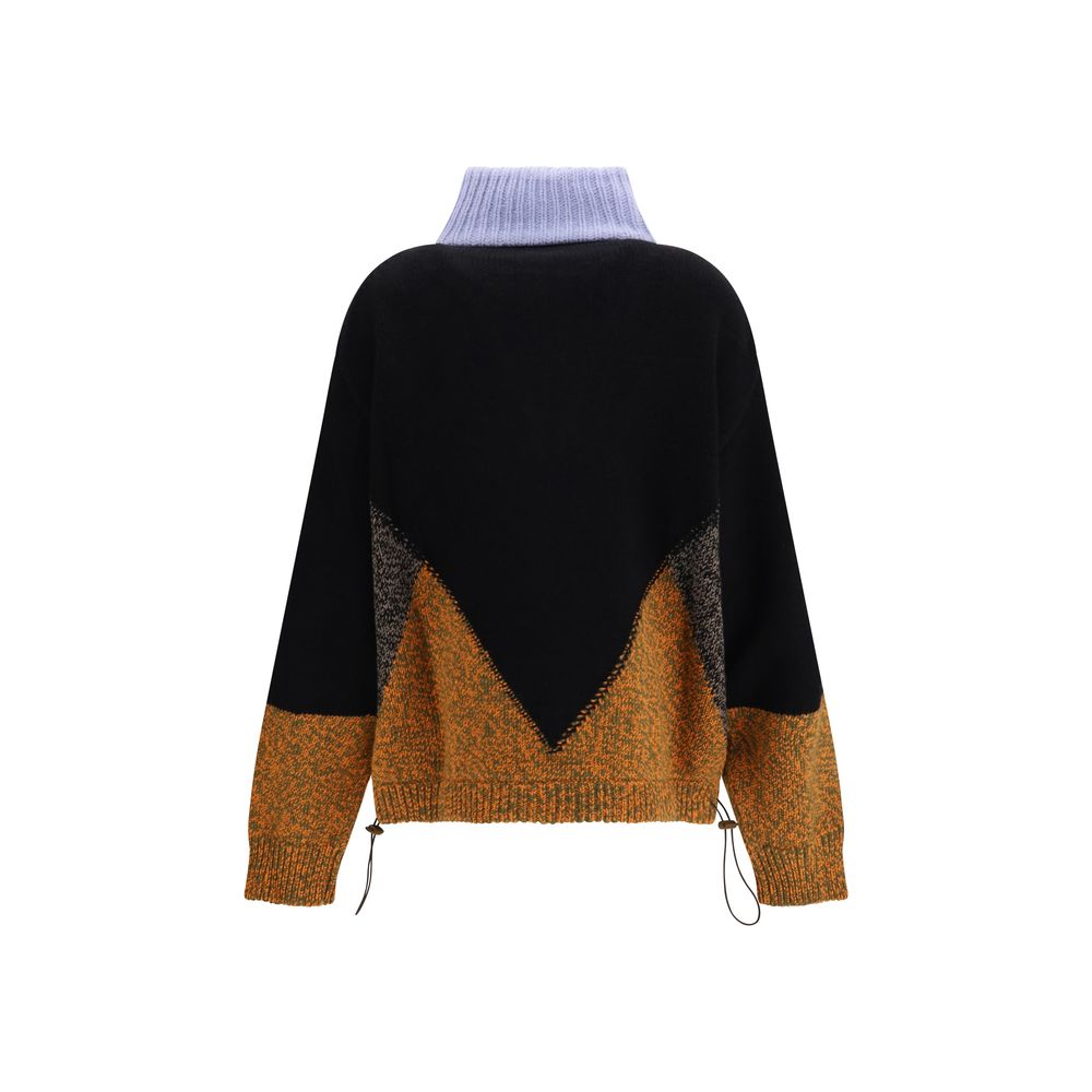 Marni Multicolor Wool Full-Length Jacket