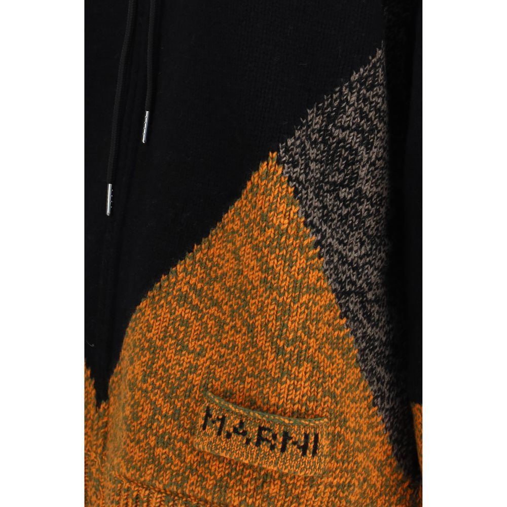 Marni Multicolor Wool Full-Length Jacket