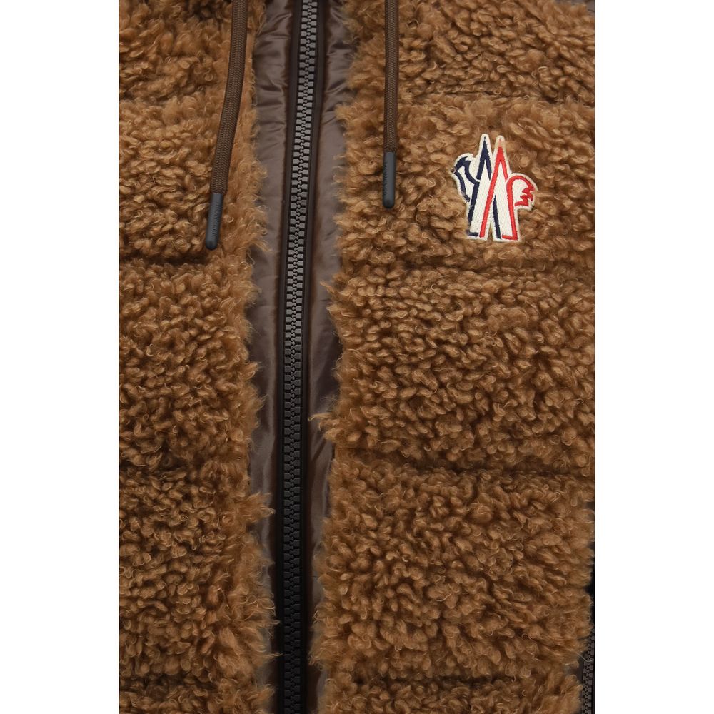 Moncler Grenoble Brown Sleeveless Jacket