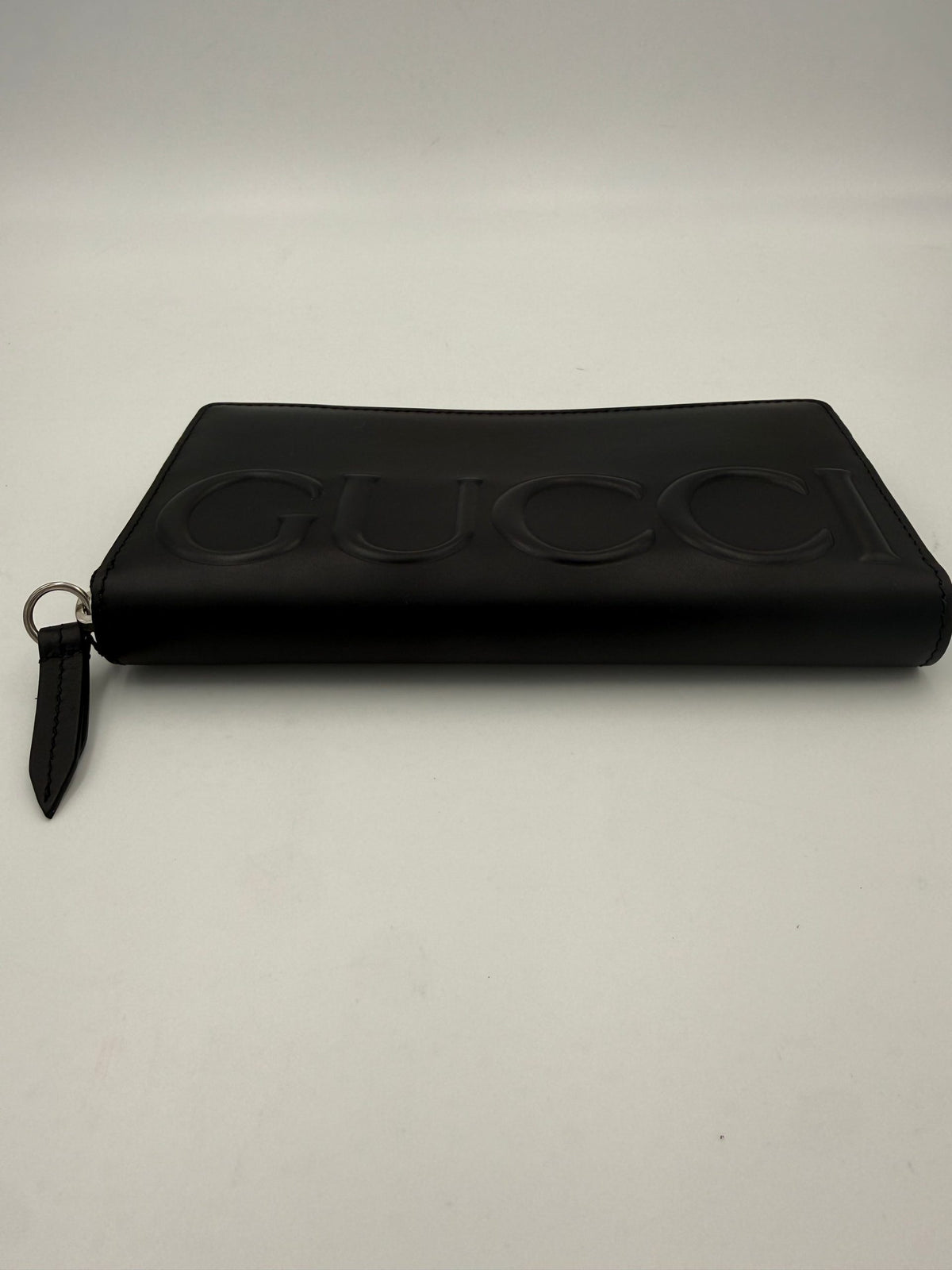 Pre-Owned Gucci Black Leather Wallet Unisex - Excellent