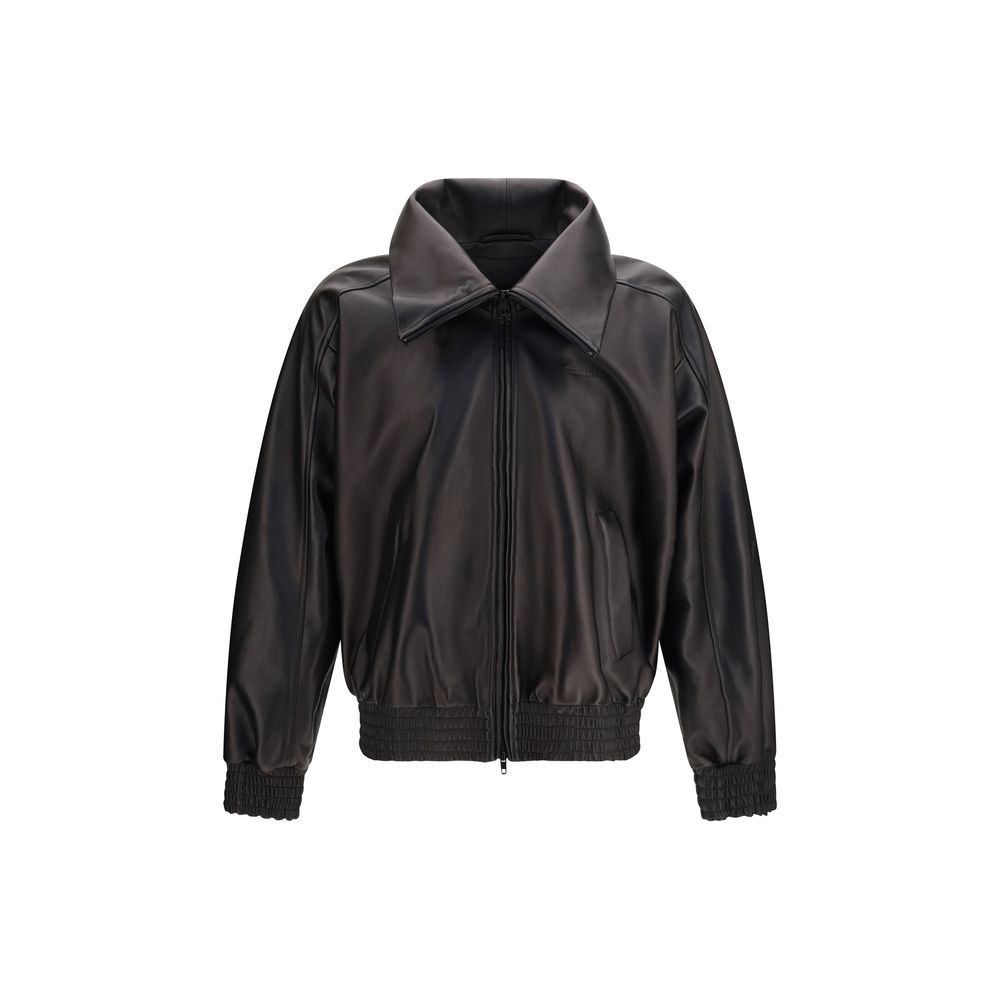 Balenciaga Black Aries Leather Jacket