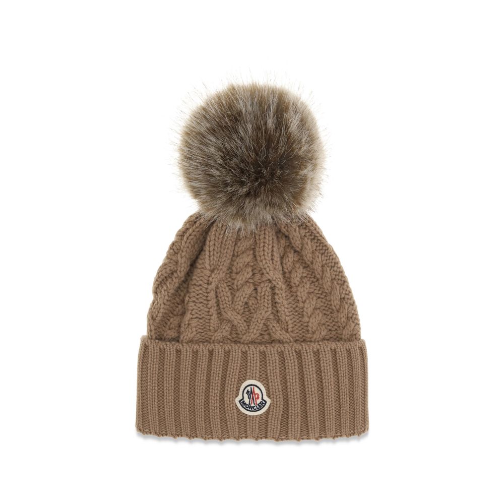 Moncler Brown Wool Beanie