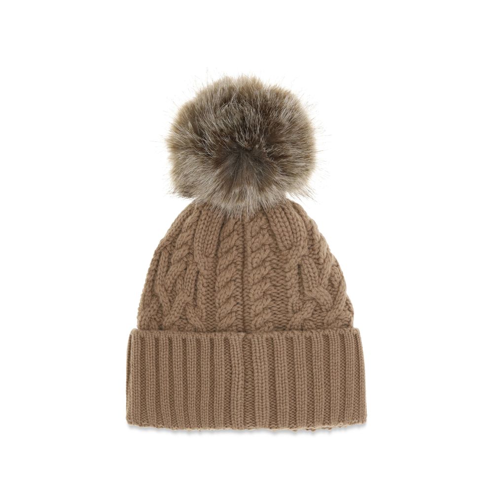 Moncler Brown Wool Beanie