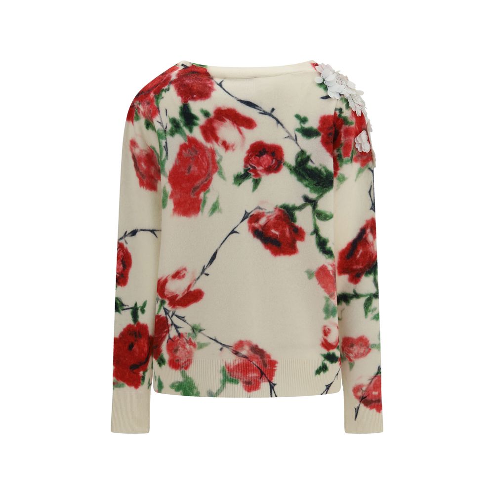 Blumarine Beige Wool Cardigan