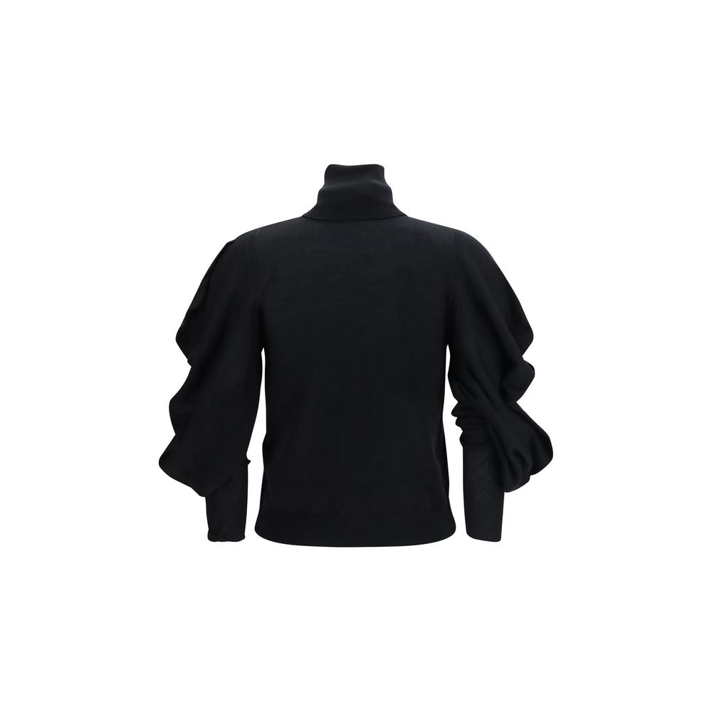 Blumarine Black Wool Turtleneck