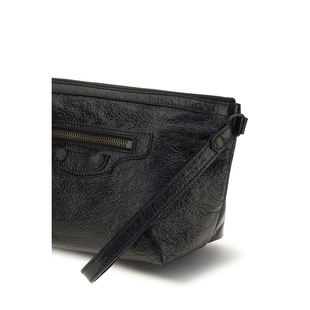 Balenciaga Black Leather Accessories