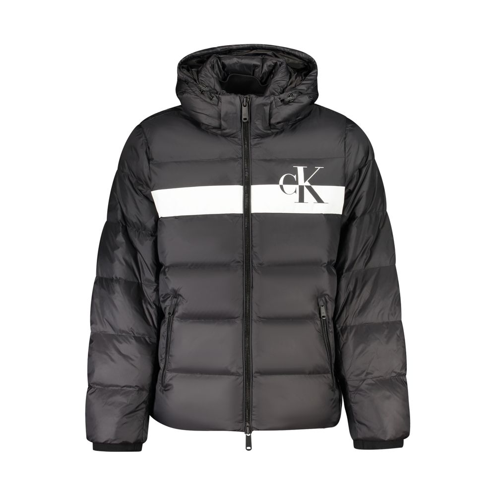 Calvin Klein Black Nylon Shell Jacket