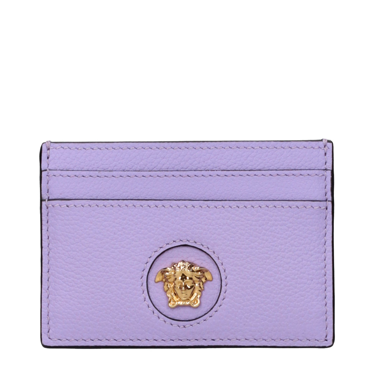 Versace Purple Leather Cardholder