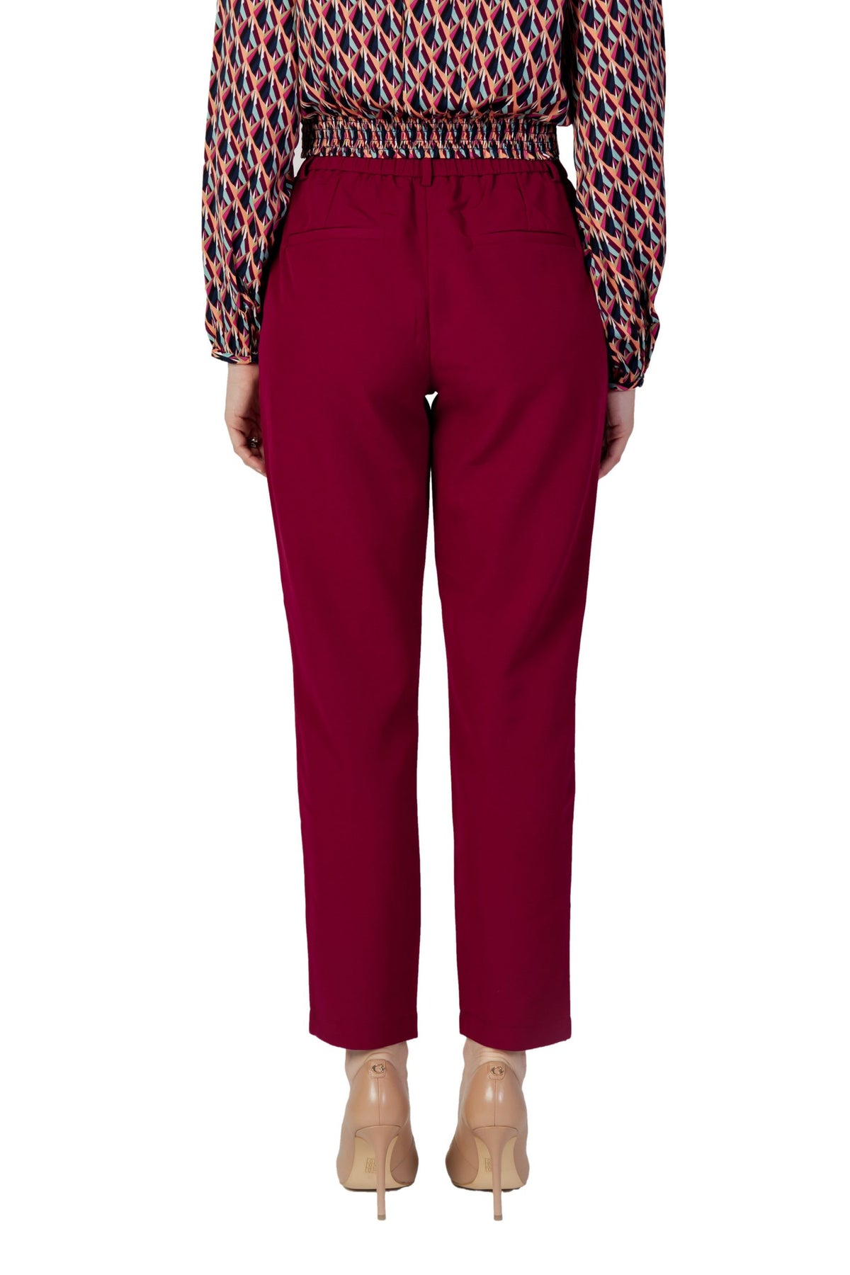 Vila Clothes Bordeaux Dress Pants