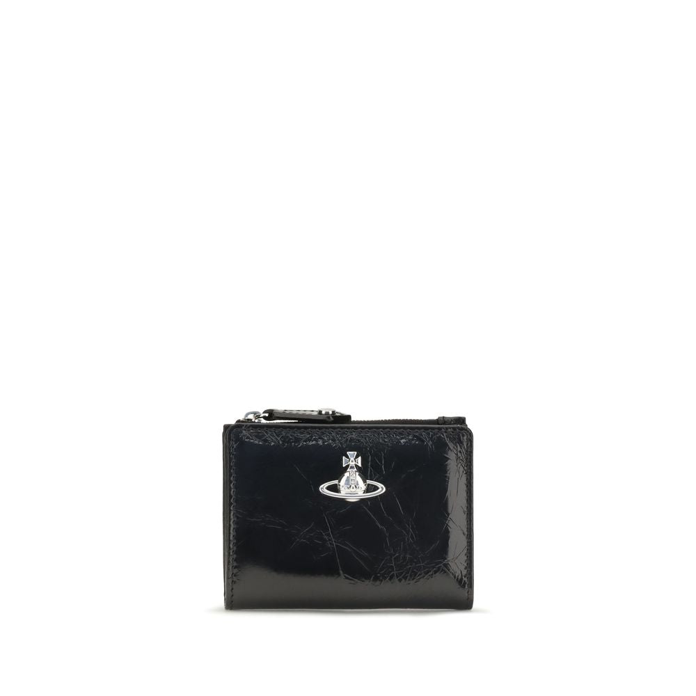 Vivienne Westwood Black Leather Wallet