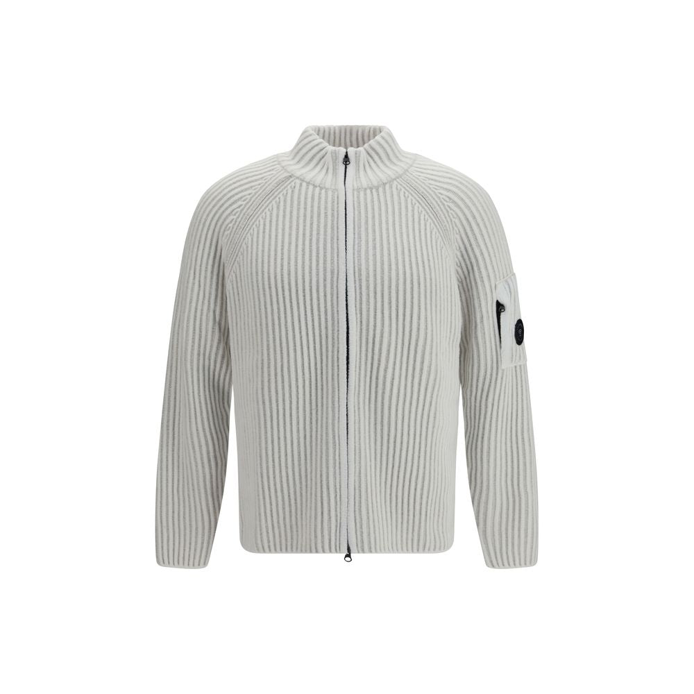 C.P. Company White Cardigan