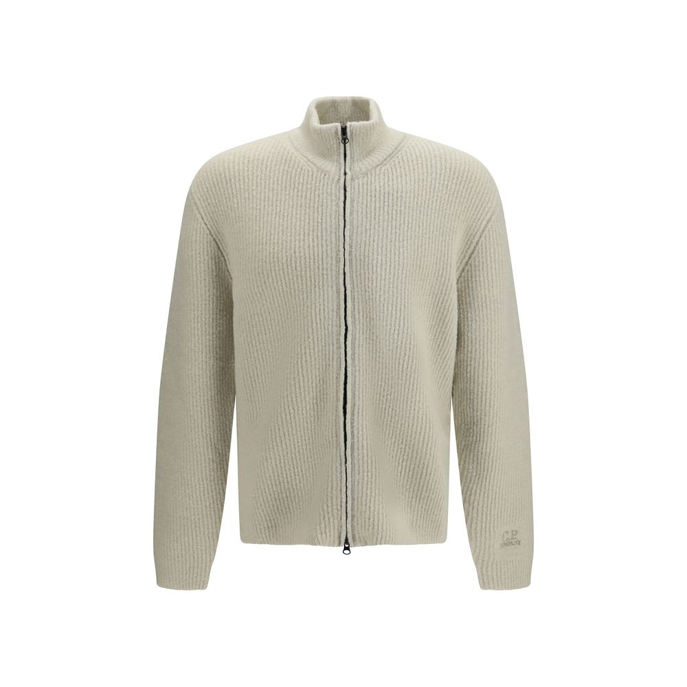 C.P. Company Beige Wool Cardigan