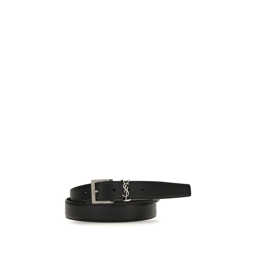 Saint Laurent Black Regular Belt