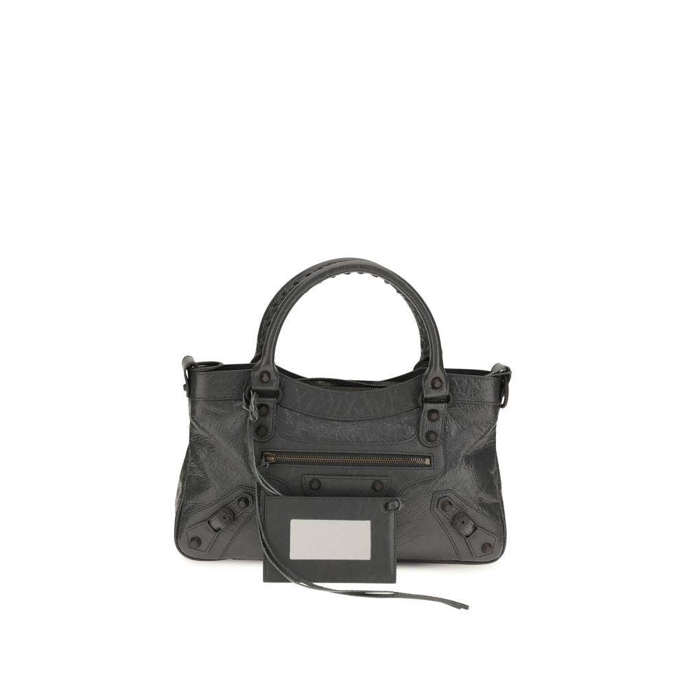 Balenciaga Gray Aries Shoulder Bag