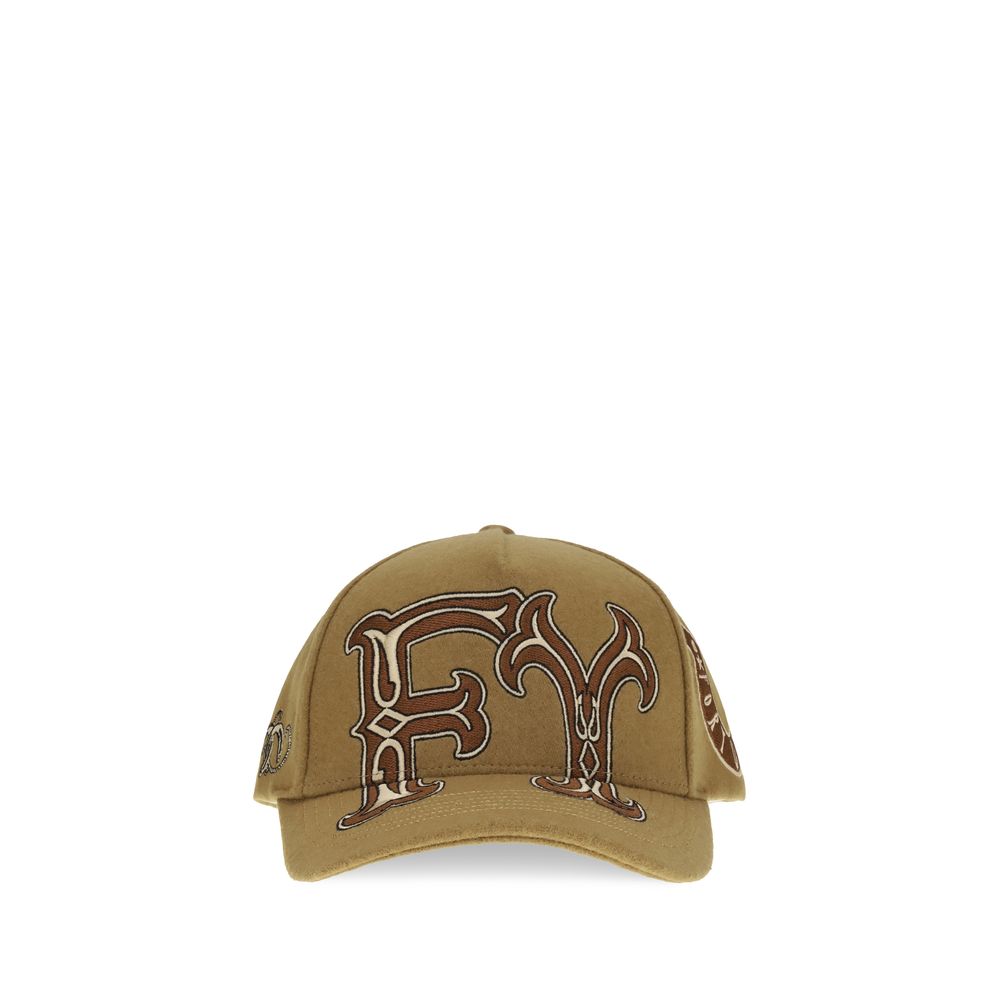 PDF Channel Brown Wool Cap (Baseball Hat)