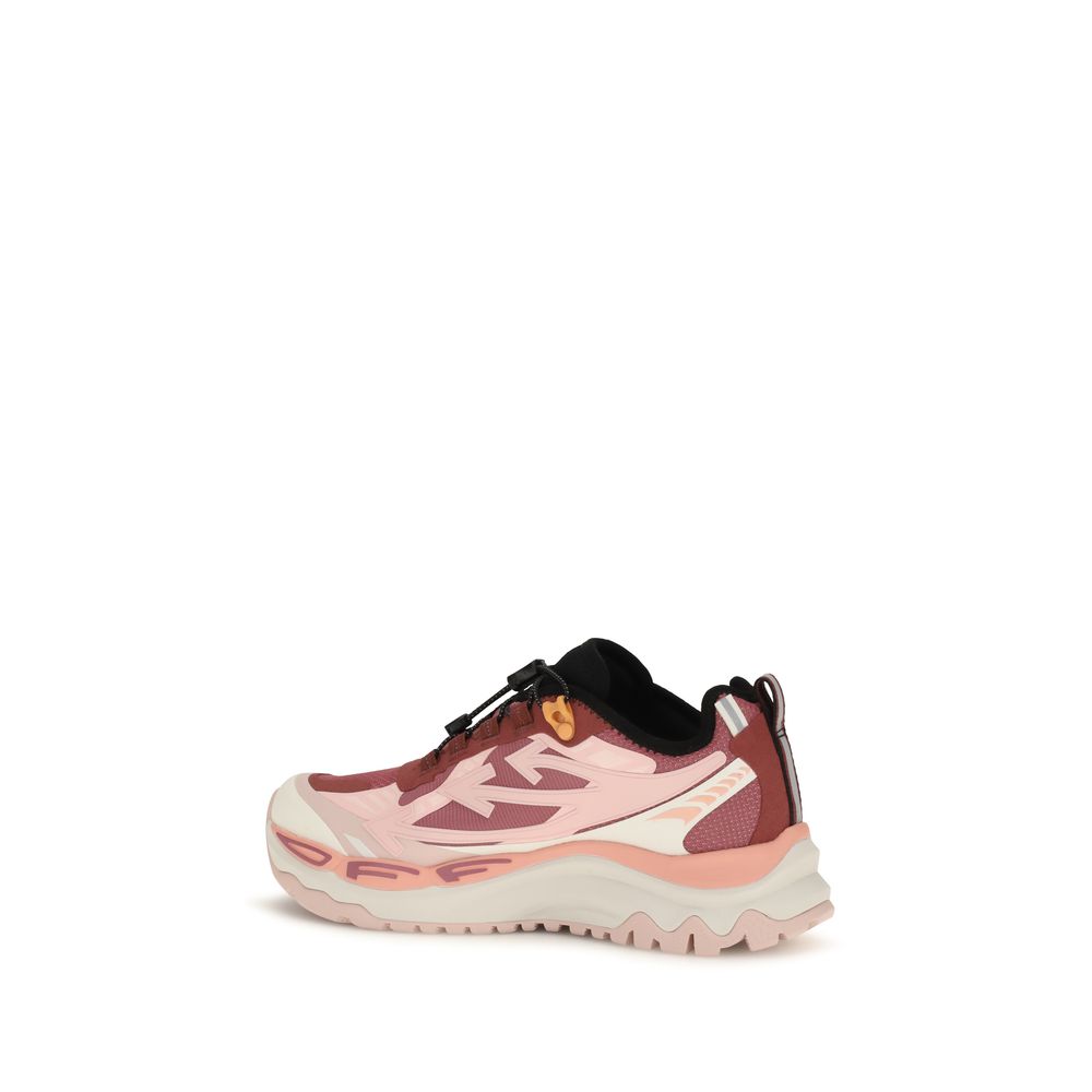 Off-White Fabric Athletic Sneakers