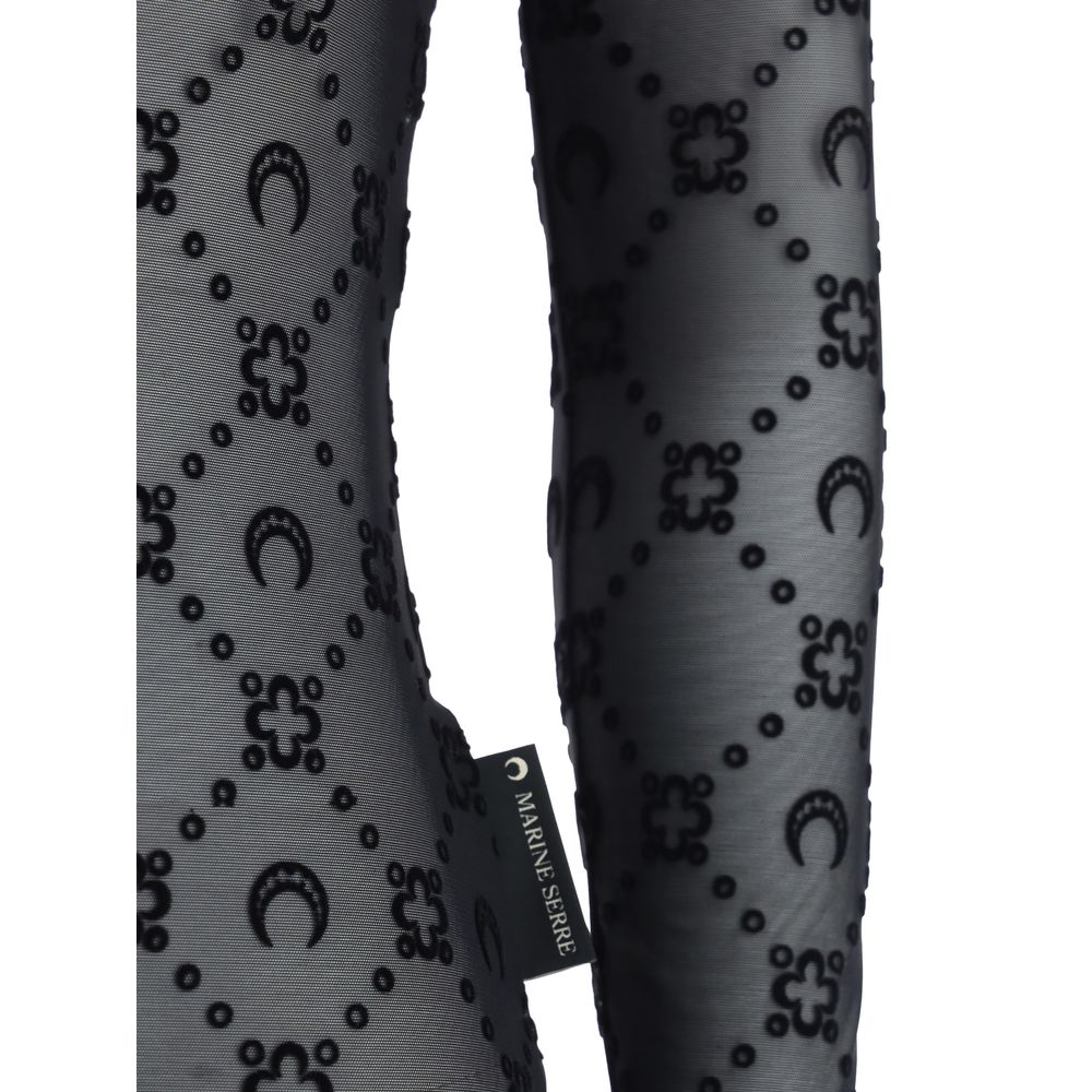 Marine Serre Black Pattern Shirt