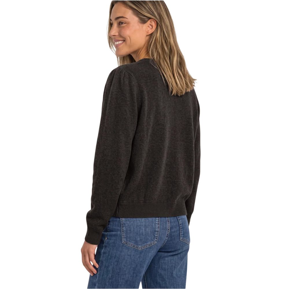 Street One Brown Cotton Cardigan