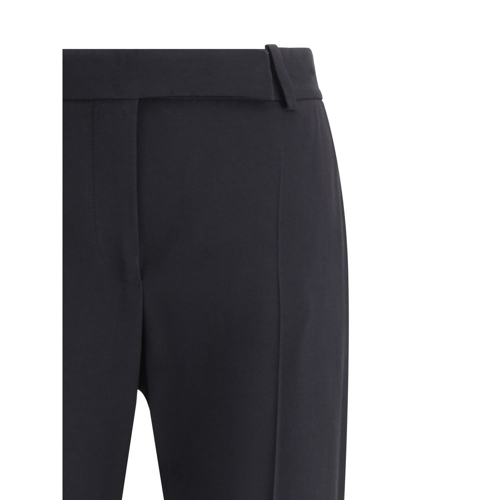 Alexander McQueen Black Flared Pants