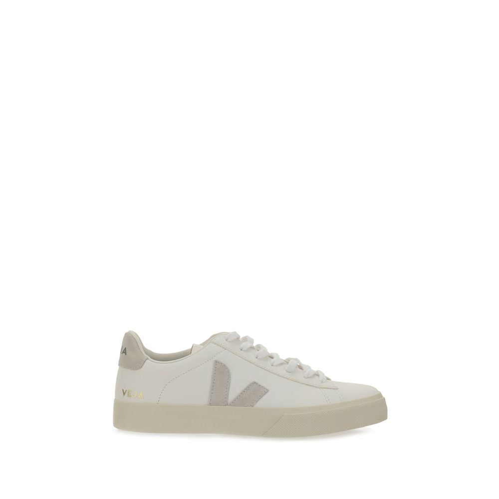 Veja White Leather Low Top Sneakers