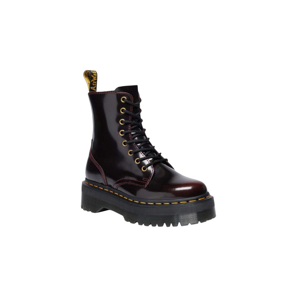 Dr. Martens Burgundy Leather Ankle Boots